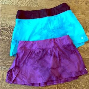 2 Lululemon Skirts size 4